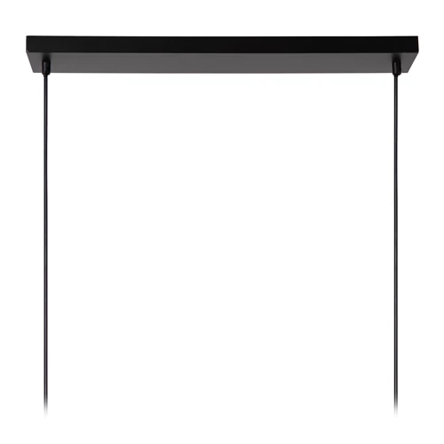 Lucide SUUS - Lámpara colgante - 4xE27 - Negro - detalle 3